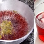 cha de hibisco e sene