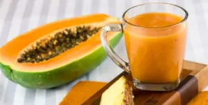 detox de mamao e laranja