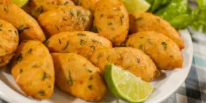 Receita de bolinho de bacalhau