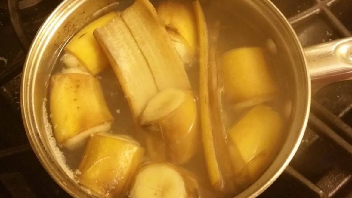 chá de banana