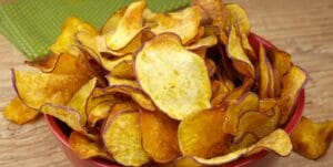 chips crocante de batata doce