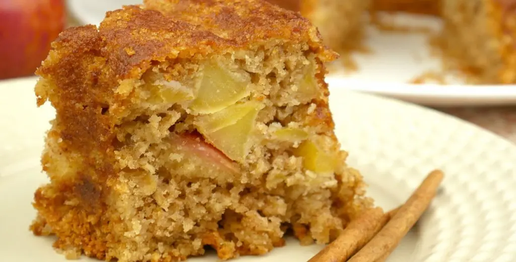 bolo de maça e canela