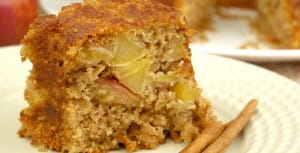 bolo de maça e canela