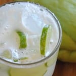 suco de chuchu e limao