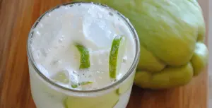 suco de chuchu e limao