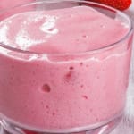 Mousse de morango com Tang