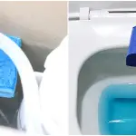 pedra sanitária azul