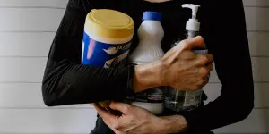 mistura diferente para limpeza
