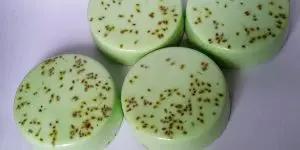 sabonete esfoliante de erva-doce