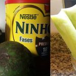 Geladinho de abacate com leite ninho