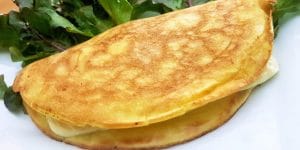 massa de panqueca de mandioca