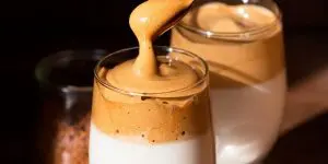 café cremoso gelado