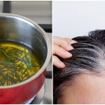 tingir fio de cabelo branco