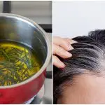 tingir fio de cabelo branco