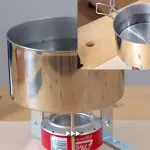fogareiro feito de latinha de coca-cola