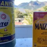 maisena na água sanitária