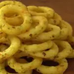 anéis de alho com batata