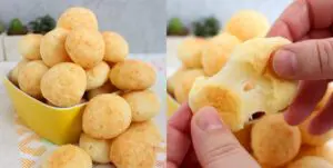 pão de queijo de tapioca granulada