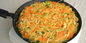 pão frito de legumes