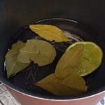 chá de limão e louro