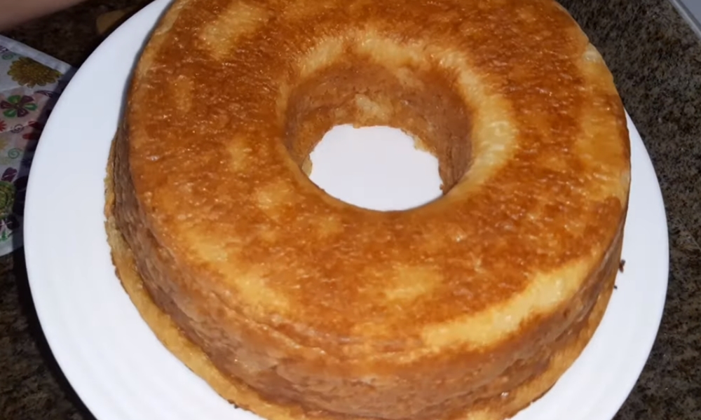 bolo de tapioca simples tradicional