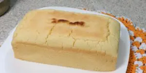 Pão de forma de arroz de cru