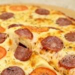 pizza caseira de forno