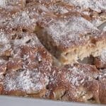 torta de maçã com nozes