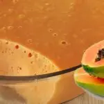 mousse de mamão